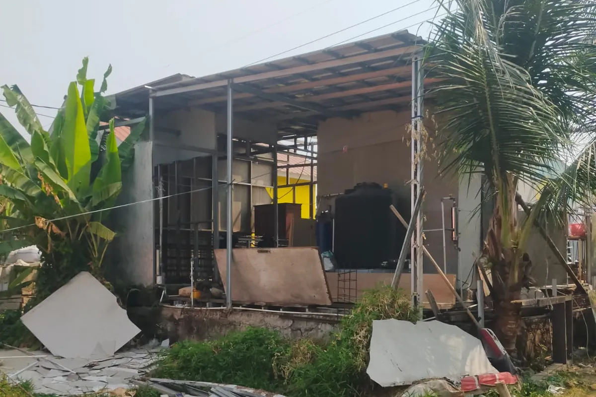 Rumah Pak Edi Cirebon sebelum dibangun