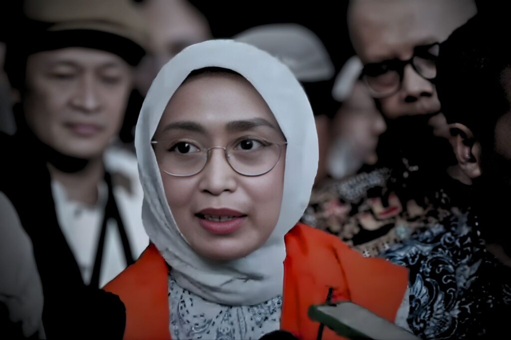 Ira Puspadewi usai sidang vonis di PN Jakarta Pusat, Kamis (19/11/2025). - FGP