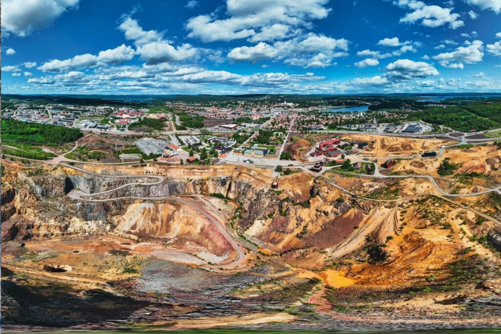 Ilustrasi areal tambang