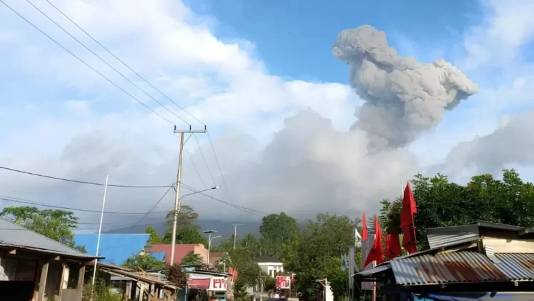 Gunung Ibu Erupsi, Peringkat Kedua Aktivitas Nasional