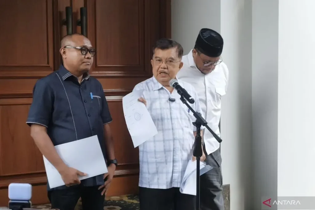 Jusuf Kalla memberikan update terhadap kasus pencemaran nama baiknya