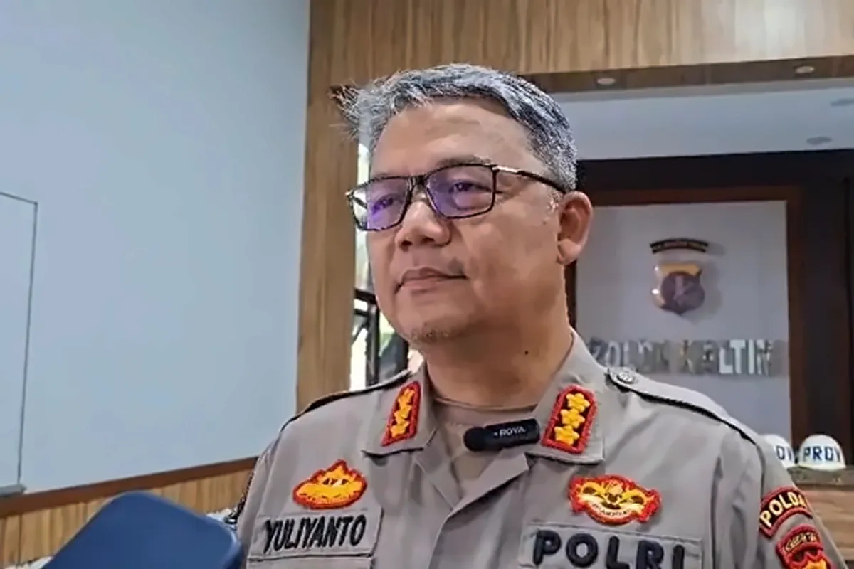 Kabid Humas Polda Kaltim Kombes Yulianto saat memberi keterangan