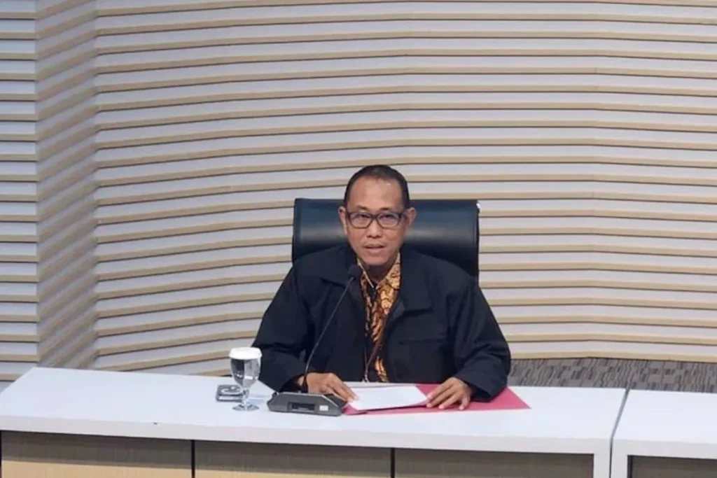 Konferensi Pers OTT Bupati Langkat